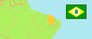 Ceará (Brasilien) Karte