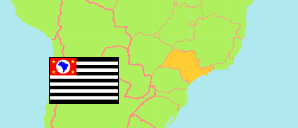 São Paulo (Brasilien) Karte