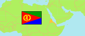 Eritrea Karte