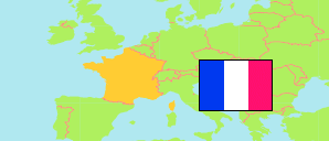 Grand Est / Elsass - Lothringen (Frankreich) Karte