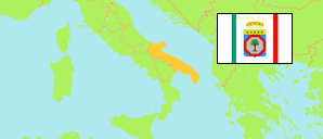 Puglia / Apulien (Italien) Karte