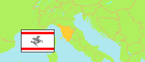 Toscana / Toskana (Italien) Karte