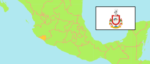 Colima (Mexiko) Karte