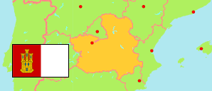 Castilla-La Mancha / Neukastilien (Spanien) Karte