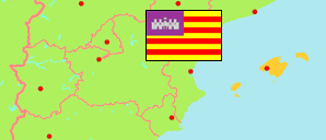 Illes Balears / Balearen (Spanien) Karte