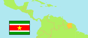 Surinam Karte