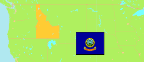 Idaho (USA) Karte