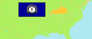 Kentucky (USA) Map