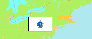 Massachusetts (USA) Karte