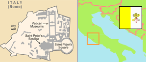 Vatikanstadt Karte